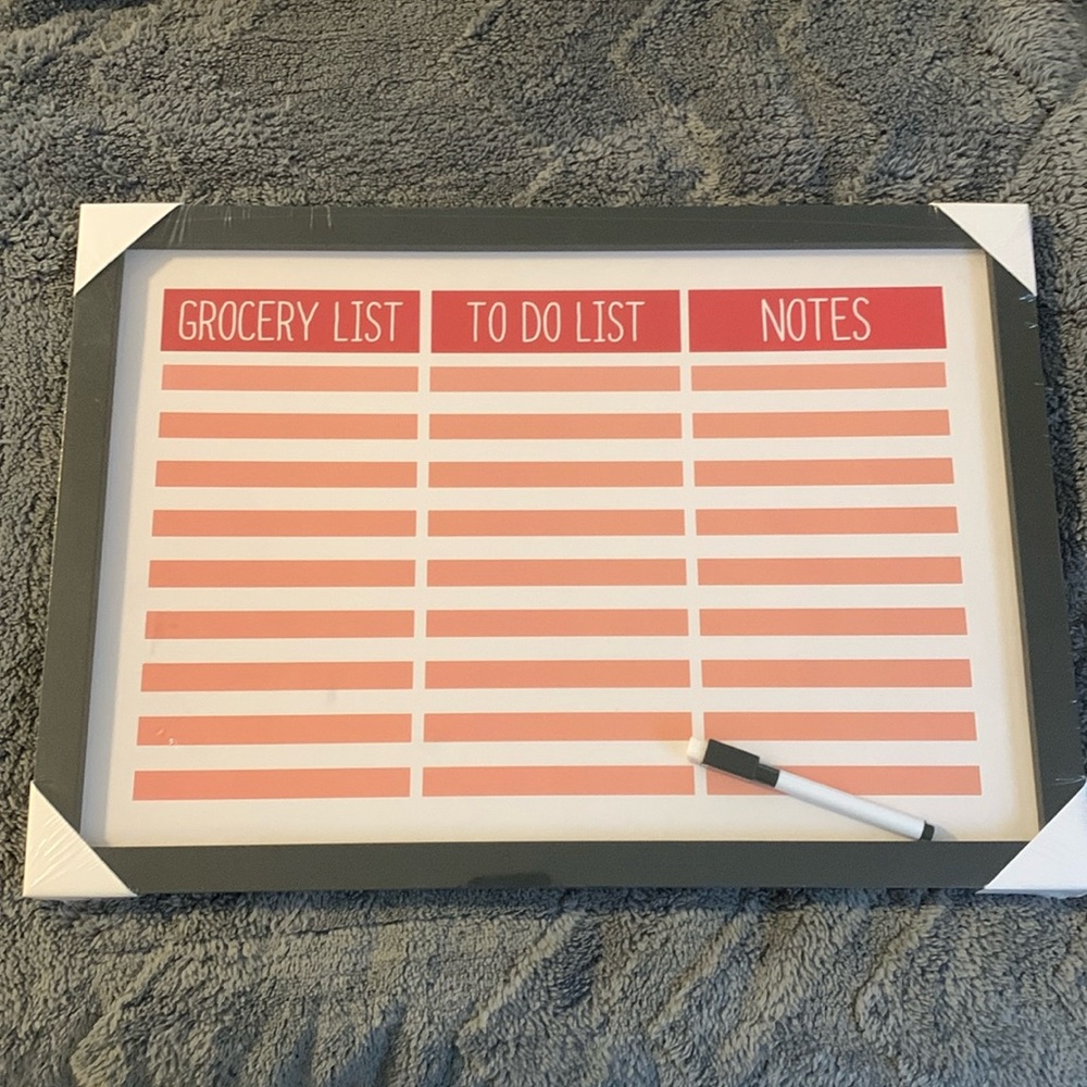 Dry Erase Productivity Board